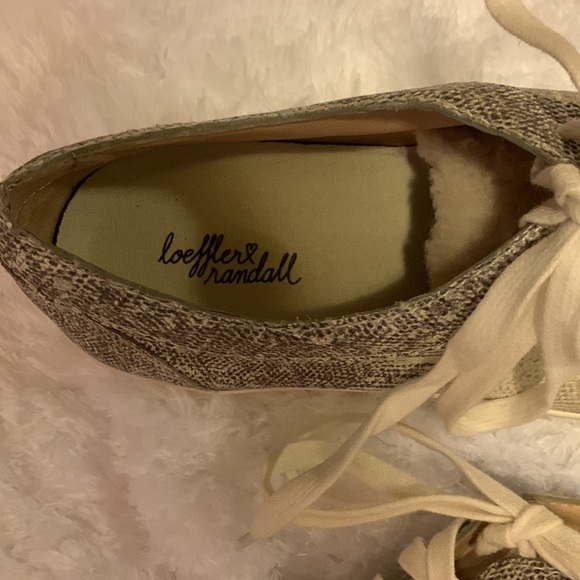 LoefflerRandall Miko Shearling Platform Sneakers Womens  size 11 - Picture 3 of 9